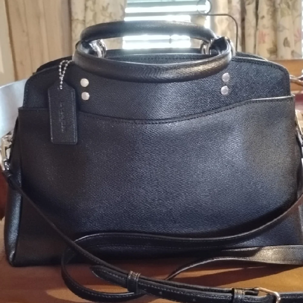 Coach Black Leather Crossbody